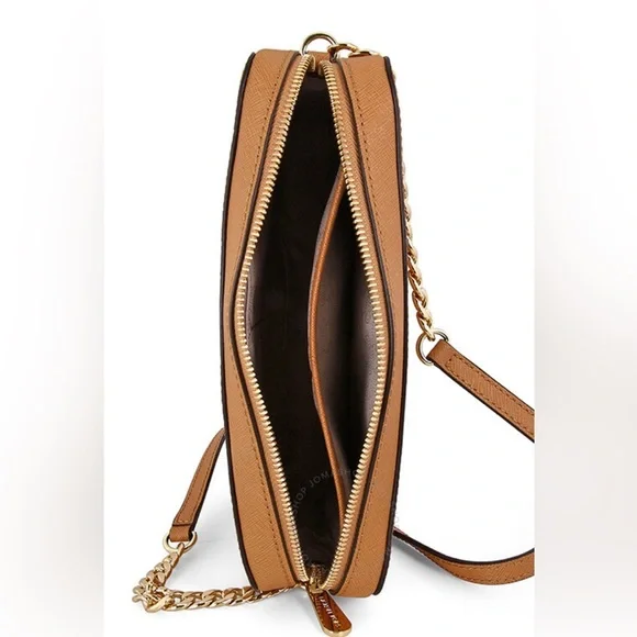 MICHAEL KORS  Crossbody Bag JS Large Saffiano Leather Acorn NEW - Minor Damage - Picture 5 of 12